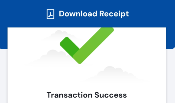 Download Receipt header